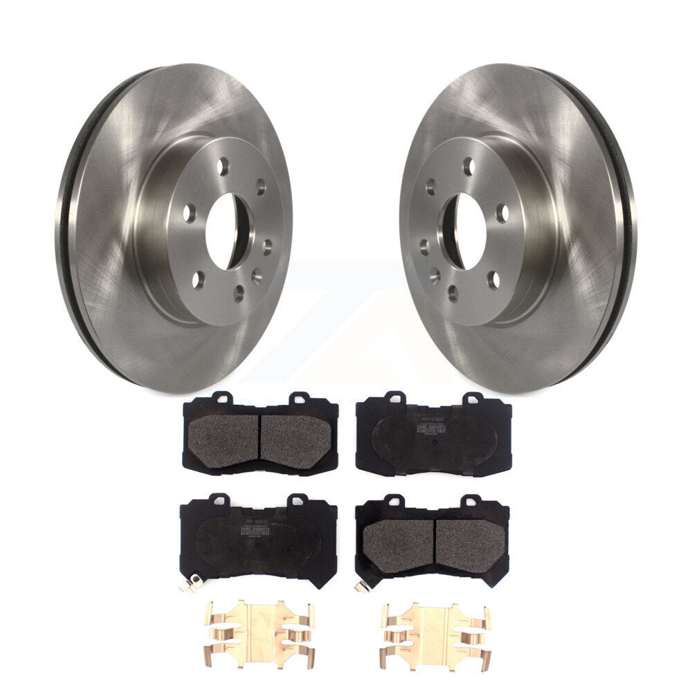 Rotor de frein à disque avant et Kit de plaquettes semi-métalliques pour Chevrolet Colorado GMC Canyo