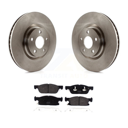 Kit de disques de frein à disque avant et plaquettes semi-métalliques pour Lincoln Continental
