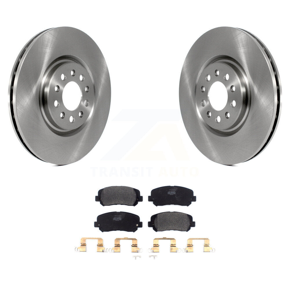 Rotors de frein à disque avant et Kit de plaquettes semi-métalliques pour Jeep Cherokee Chrysler 20