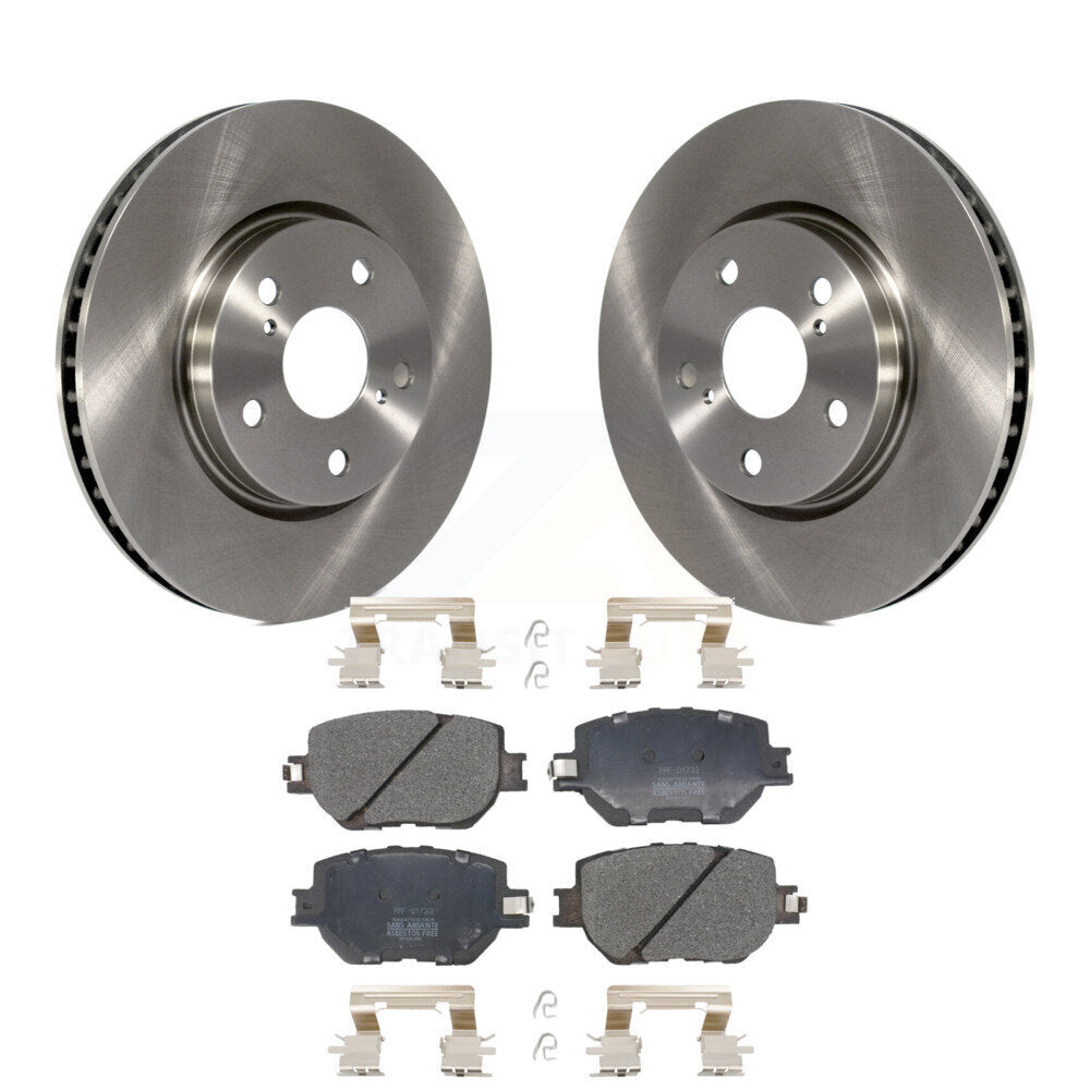 Kit de disques de frein à disque avant et plaquettes semi-métalliques pour Lexus IS250 K8F-102497