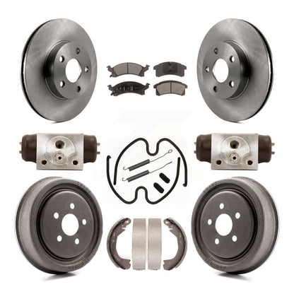 Kit de plaquettes et tambours semi-métalliques pour Rotor de frein avant et arrière (9 pièces) pour Chevrolet Cavalie