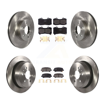 Kit de rotor de frein avant et arrière et plaquettes semi-métalliques pour Chevrolet Colorado GMC Canyo