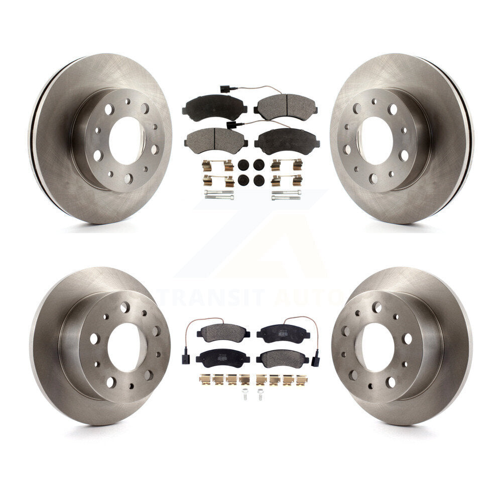 Rotors de frein avant et arrière et Kit de plaquettes semi-métalliques pour Ram ProMaster 2500 3500 150