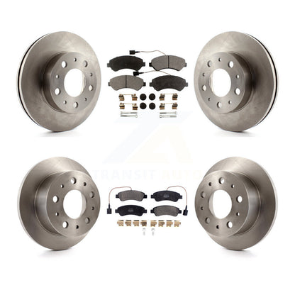 Rotors de frein avant et arrière et Kit de plaquettes semi-métalliques pour Ram ProMaster 2500 3500 150