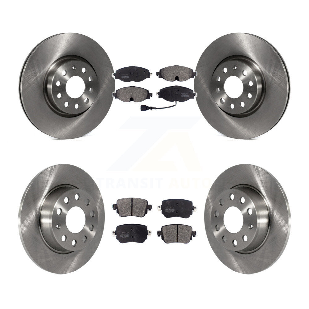 Kit de plaquettes de frein semi-métalliques pour disques de frein avant et arrière, pour Volkswagen Golf SportWagen GT