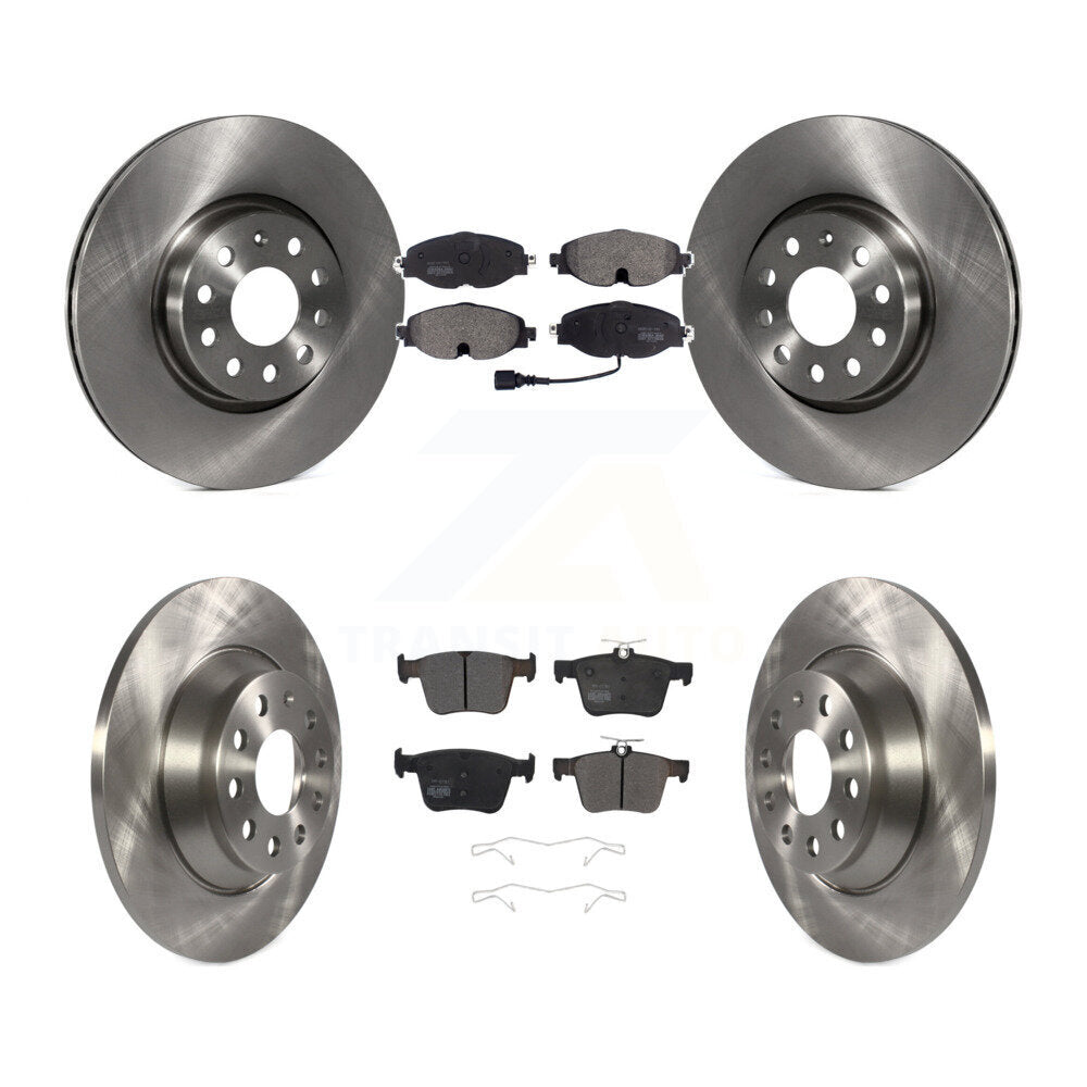 Kit de disques de frein à disque avant et arrière et plaquettes semi-métalliques pour Audi TT Quattro