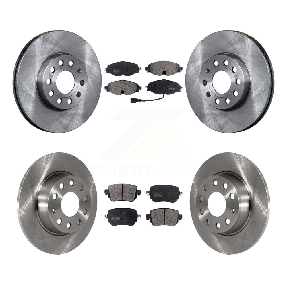 Kit de plaquettes semi-métalliques de Rotor de frein à disque avant et arrière, pour Volkswagen Golf SportWage