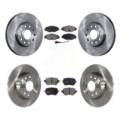 Kit de plaquettes semi-métalliques de Rotor de frein à disque avant et arrière, pour Volkswagen Golf SportWage