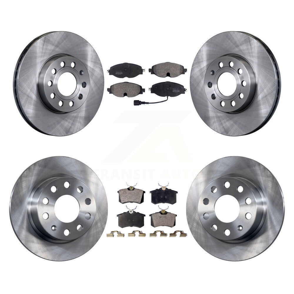 Kit de plaquettes semi-métalliques de Rotor de frein à disque avant et arrière, pour Volkswagen Golf SportWage