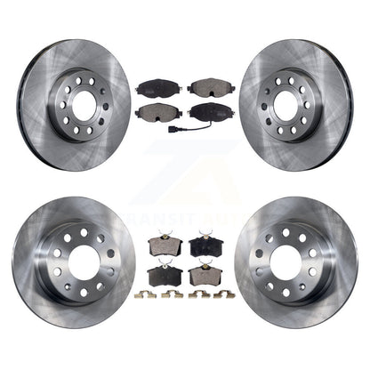 Kit de plaquettes semi-métalliques de Rotor de frein à disque avant et arrière, pour Volkswagen Golf SportWage