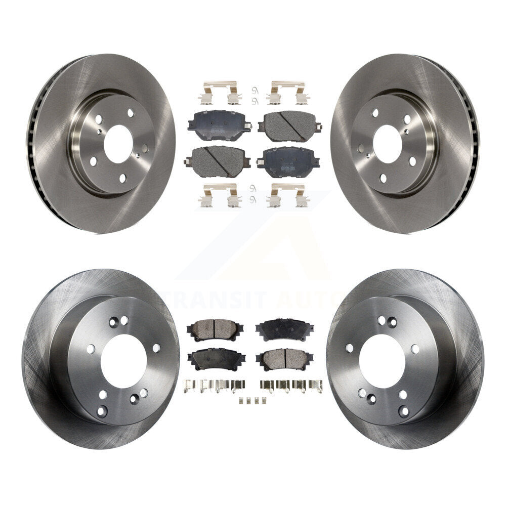 Kit de disques de frein à disque avant et arrière et plaquettes semi-métalliques pour Lexus IS250