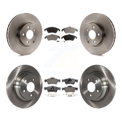 Kit de disques de frein à disque avant et arrière et plaquettes semi-métalliques pour Mercedes-Benz E250