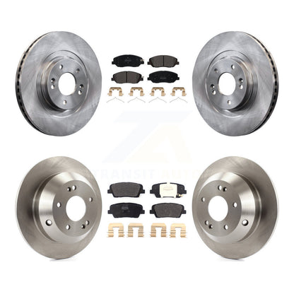 Kit de rotors de frein à disque avant et arrière et plaquettes semi-métalliques pour Hyundai Santa Fe XL