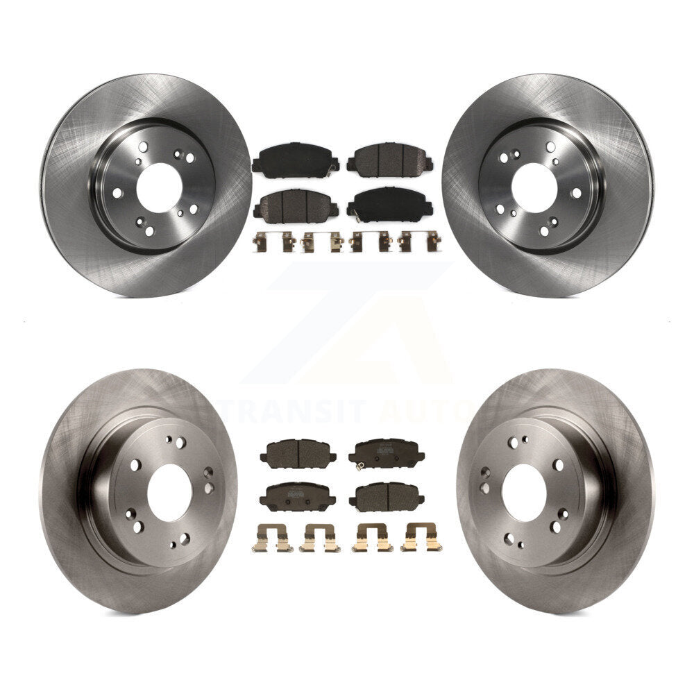 Kit de rotors de frein à disque avant et arrière et plaquettes semi-métalliques pour Honda HR-2016-2022