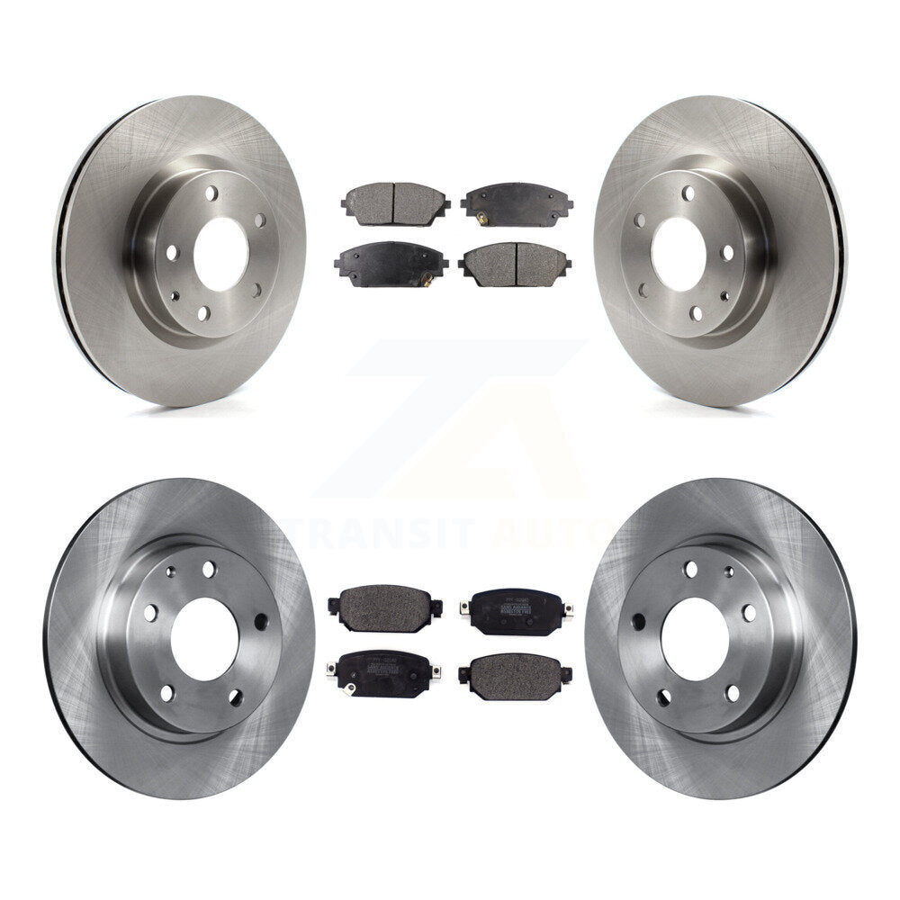 Kit de rotor de frein à disque avant et arrière et plaquettes semi-métalliques pour Mazda CX-3 AW 2019 – 2022
