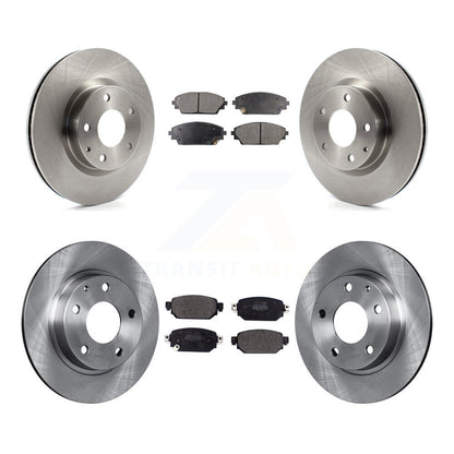 Kit de rotor de frein à disque avant et arrière et plaquettes semi-métalliques pour Mazda CX-3 AW 2019 – 2022