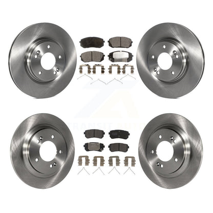 Kit de rotor de frein avant et arrière et plaquettes semi-métalliques pour Kia Optima LX/EX/LX 2016 1.6