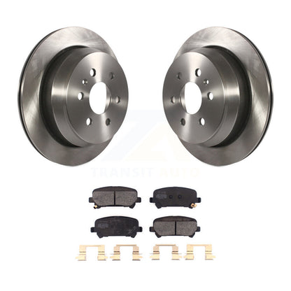 Rotors de frein à disque arrière et Kit de plaquettes semi-métalliques pour Chevrolet Colorado GMC Canyo
