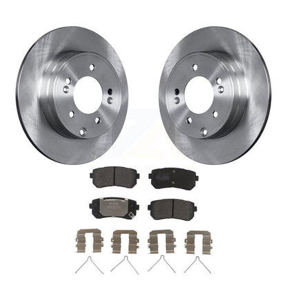 Kit de rotors de frein à disque arrière et plaquettes semi-métalliques pour Hyundai Sonata Kia Optima