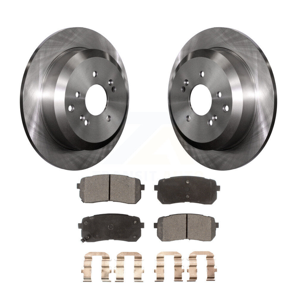 Kit de disques de frein à disque arrière et plaquettes semi-métalliques pour Hyundai Veracru 2007-2012