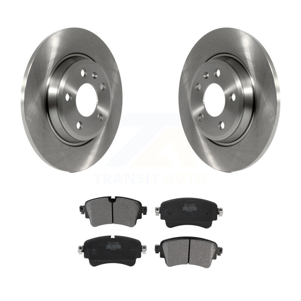Kit de plaquettes semi-métalliques de Rotor de frein à disque arrière pour Audi A4 Quattro avec solide