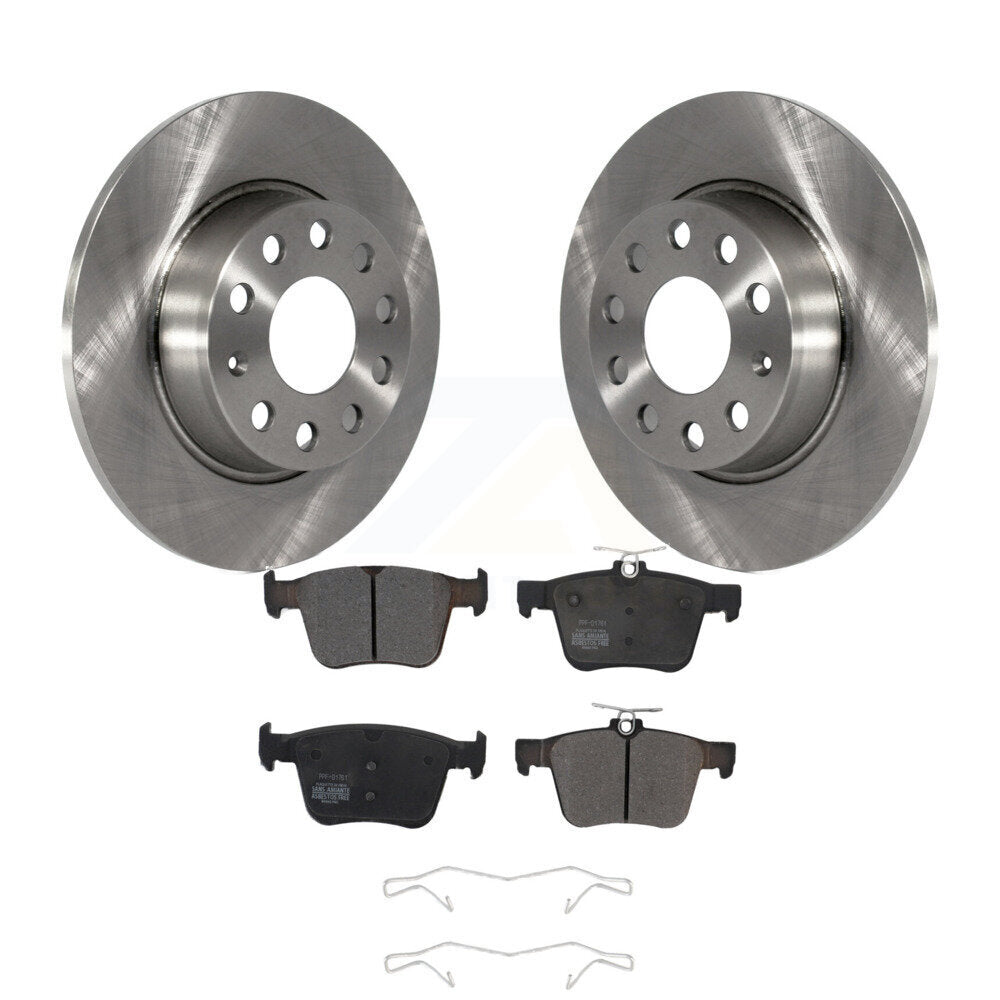 Rotors de frein arrière et Kit de plaquettes semi-métalliques pour Volkswagen Taos Audi A3 Quattro T
