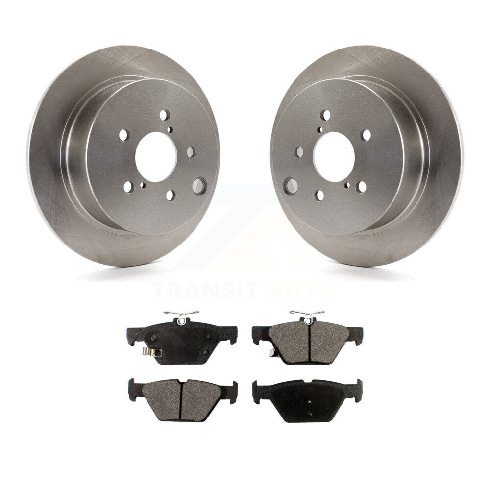 Kit de disques de frein à disque arrière et plaquettes semi-métalliques pour Subaru Crosstrek