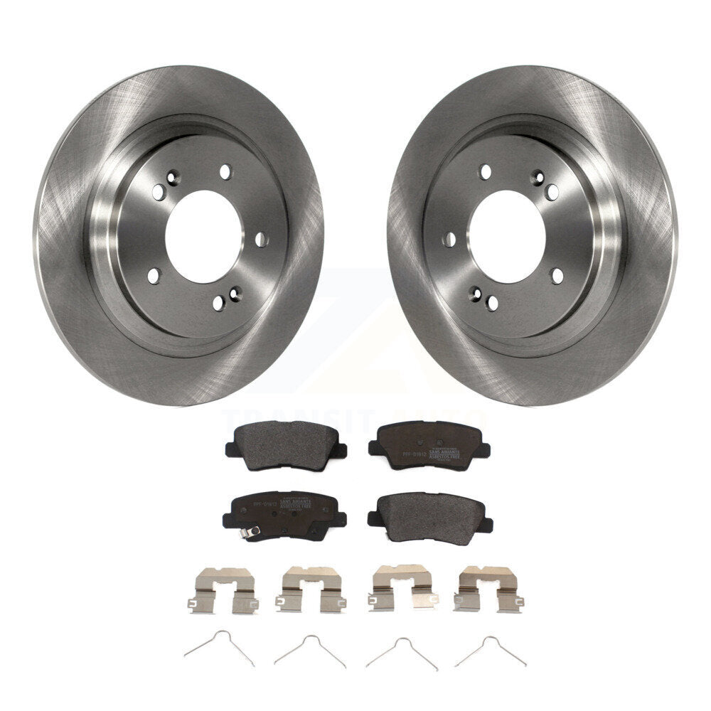 Kit de disques de frein à disque arrière et plaquettes semi-métalliques pour Hyundai Ioniq Kia Niro
