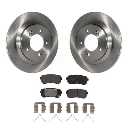 Rotors de frein à disque arrière et kit de plaquettes semi-métalliques pour Kia Optima LX/EX/LX 2016 1.6