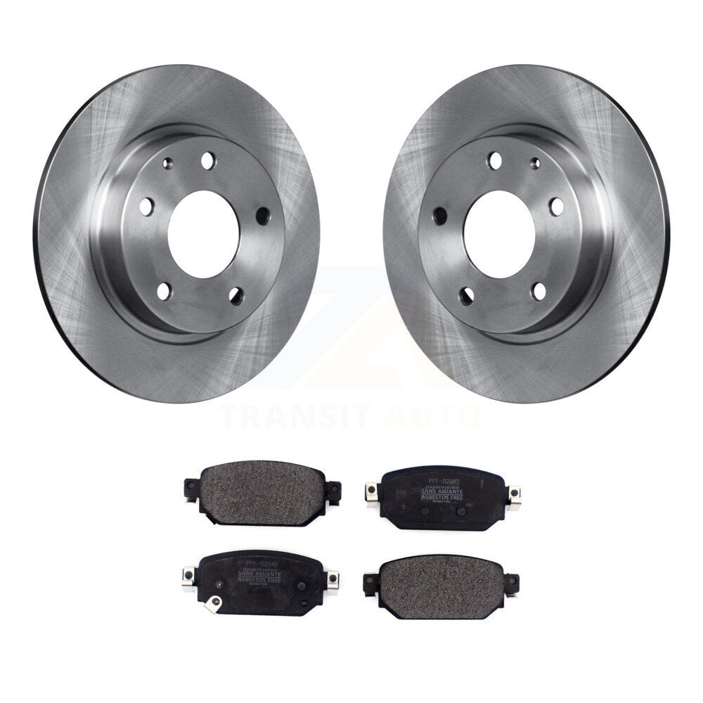 Kit de disques de frein à disque arrière et plaquettes semi-métalliques pour Mazda 3 CX-3 Sport