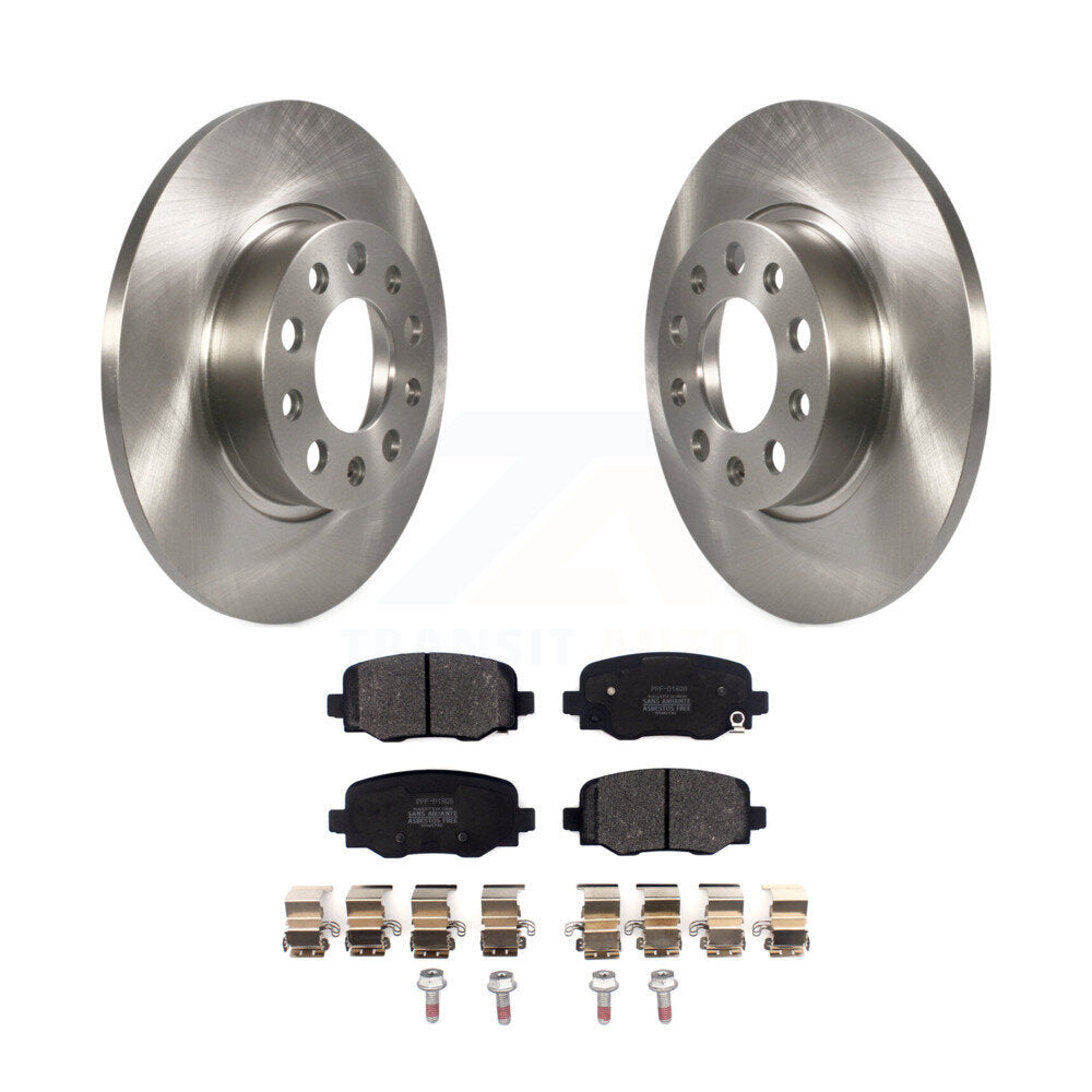 Kit de disques de frein à disque arrière et plaquettes semi-métalliques pour Jeep Renegade Fiat 500X
