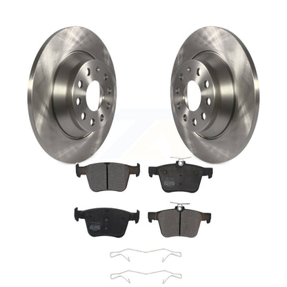 Rotors de frein arrière et Kit de plaquettes semi-métalliques pour Volkswagen Tiguan Jetta Audi Q3 T