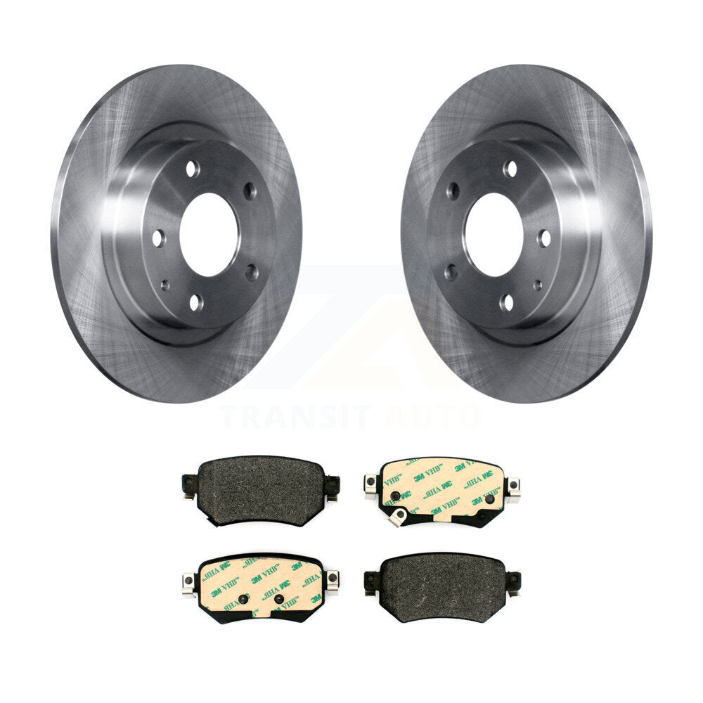 Kit de disques de frein à disque arrière et plaquettes semi-métalliques pour Mazda 6 2016-2021