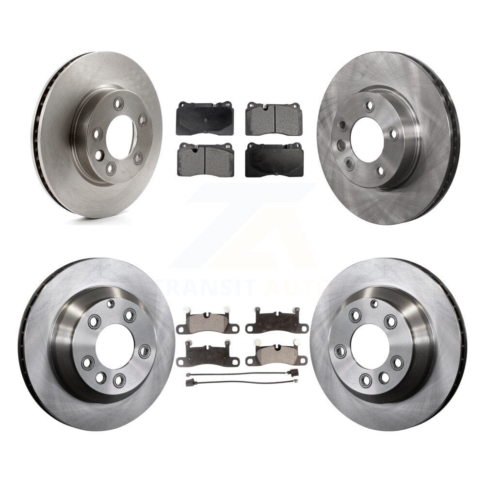 Kit de rotors de frein à disque avant et arrière et plaquettes semi-métalliques (6 pièces) pour Volkswagen Touare