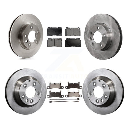 Kit de rotors de frein à disque avant et arrière et plaquettes semi-métalliques (6 pièces) pour Volkswagen Touare