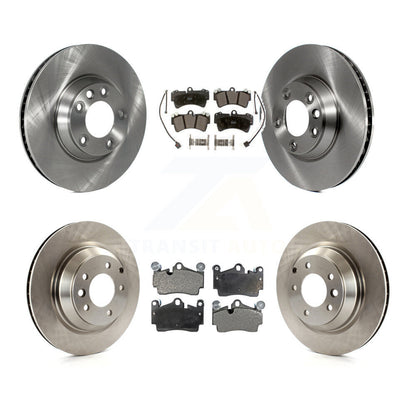 Kit de disques de frein à disque avant et arrière et plaquettes semi-métalliques (6 pièces) pour Audi Q7