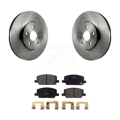 Rotor de frein à disque avant et Kit de plaquettes semi-métalliques pour Buick Encore Chevrolet Tra