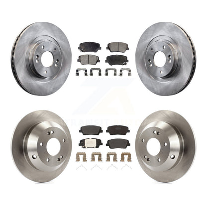 Kit de rotors de frein à disque avant et arrière et plaquettes semi-métalliques pour Kia Sorento