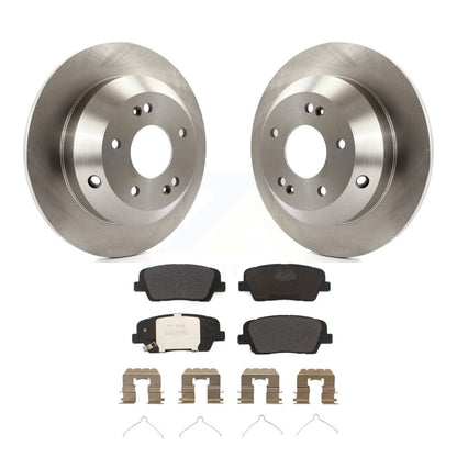 Kit de plaquettes semi-métalliques de rotor de frein arrière pour Kia Sorento avec étrier peint en rouge