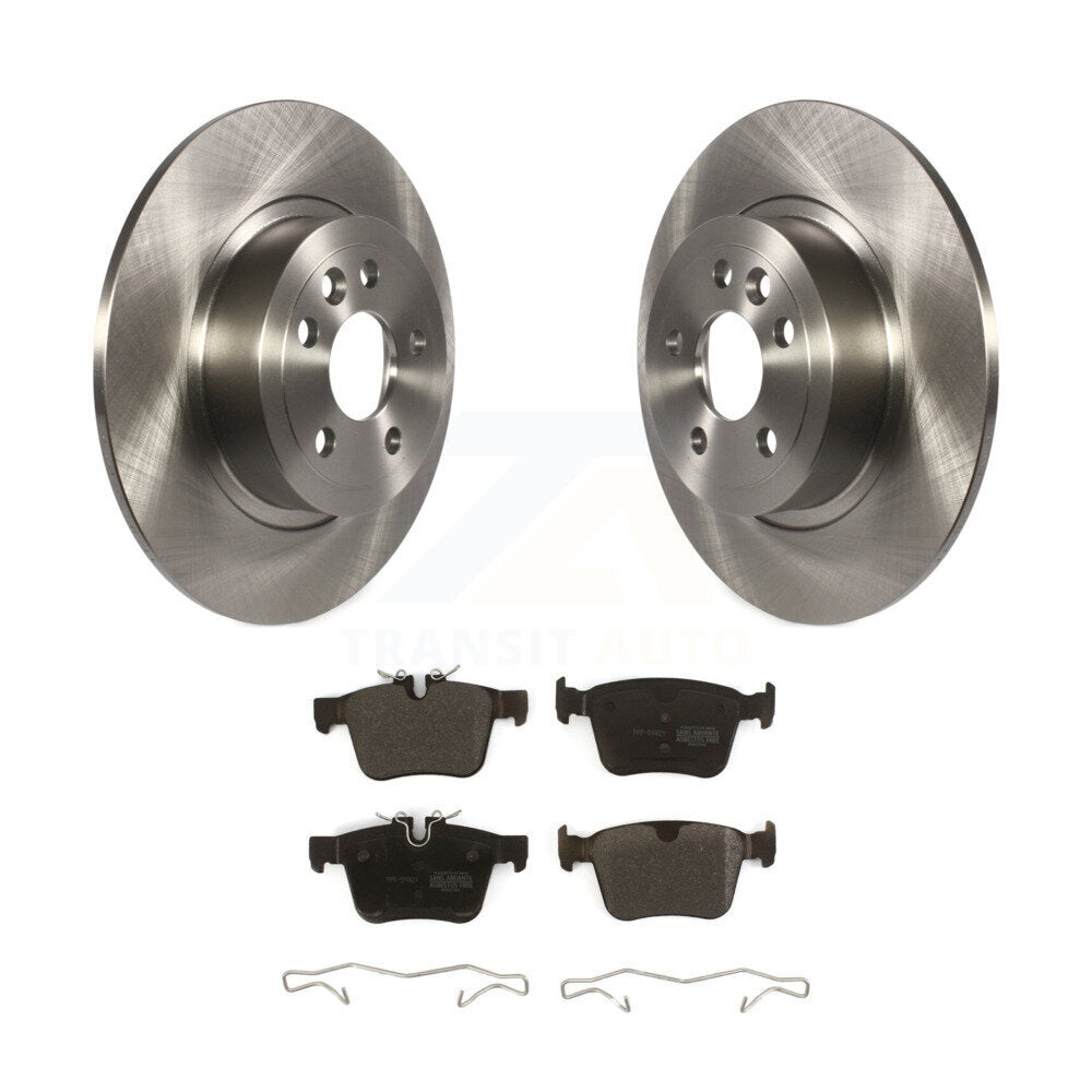 Kit de rotor de frein arrière et de plaquettes semi-métalliques pour Land Rover Range Evoqu 2016-2019