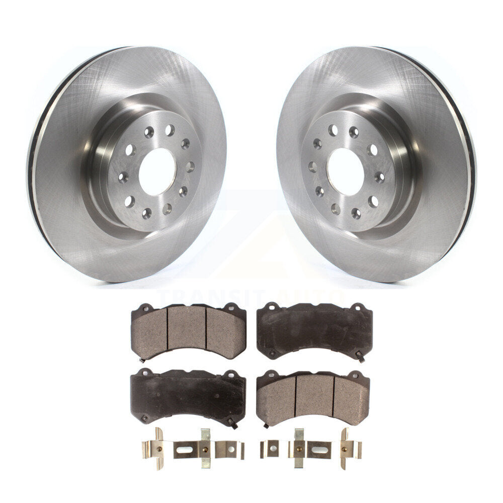 Kit de disques de frein à disque avant et plaquettes semi-métalliques pour Cadillac CTS K8F-102640