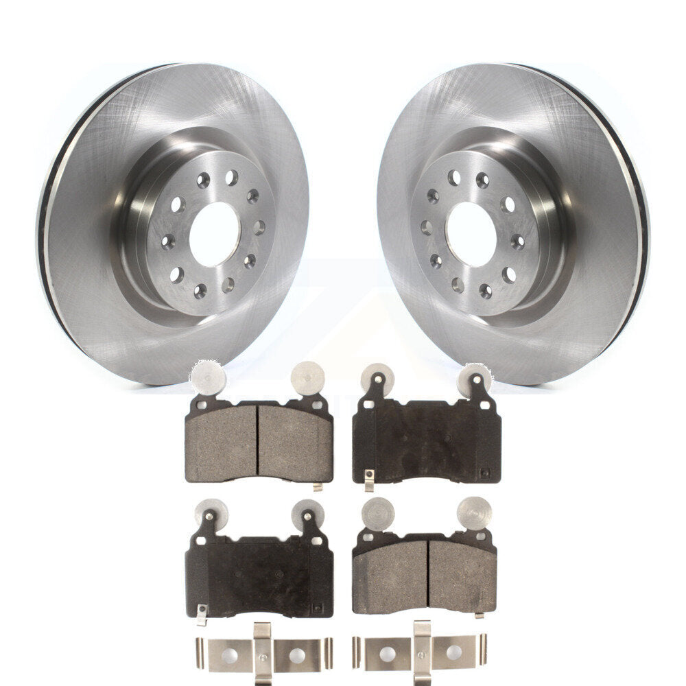 Rotors de frein avant et Kit de plaquettes semi-métalliques pour Cadillac Chevrolet Camaro CTS CT