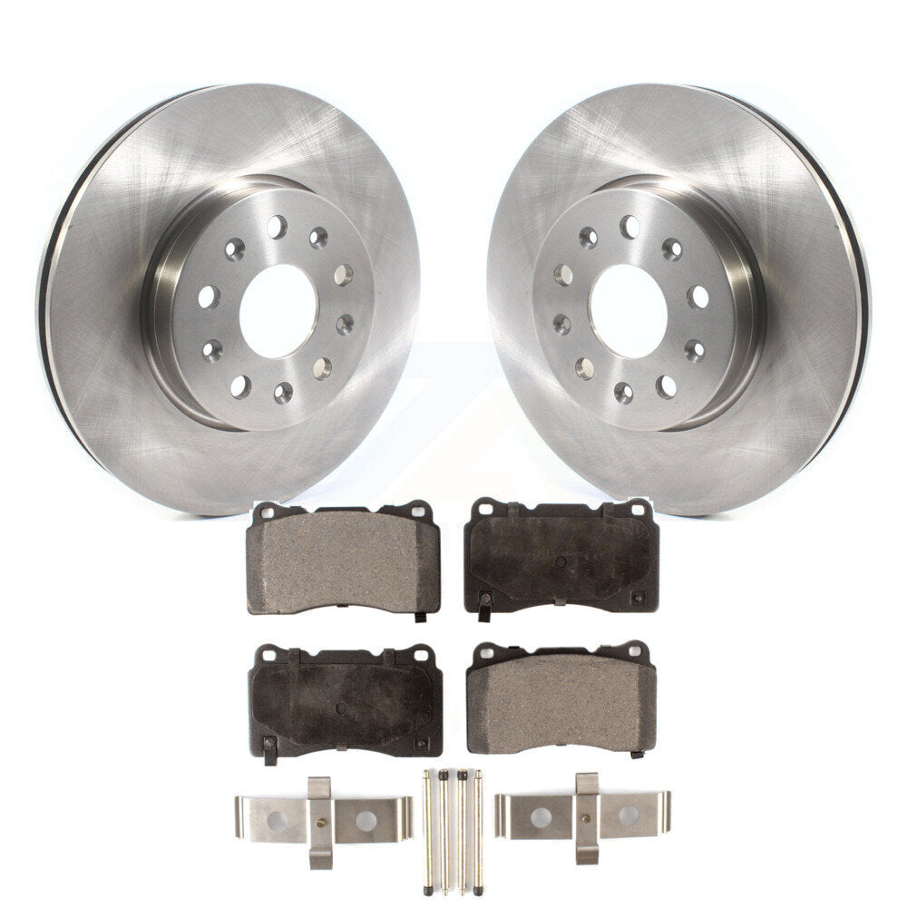 Rotors de frein avant et Kit de plaquettes semi-métalliques pour Chevrolet Camaro Cadillac CTS CT