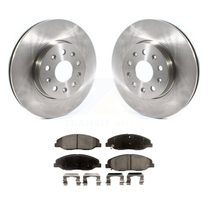Kit de disques de frein à disque avant et plaquettes semi-métalliques pour Cadillac CTS K8F-102644