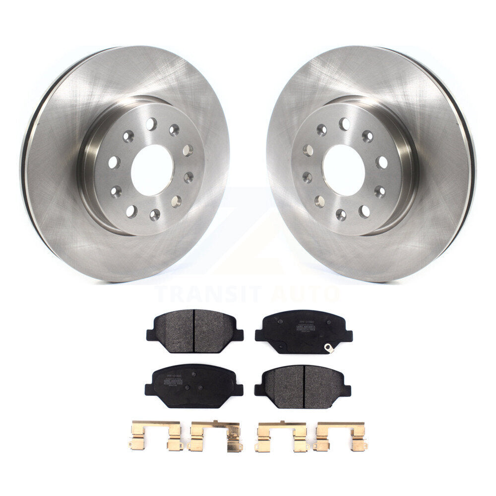 Kit de disques de frein à disque avant et plaquettes semi-métalliques pour Chevrolet Camaro