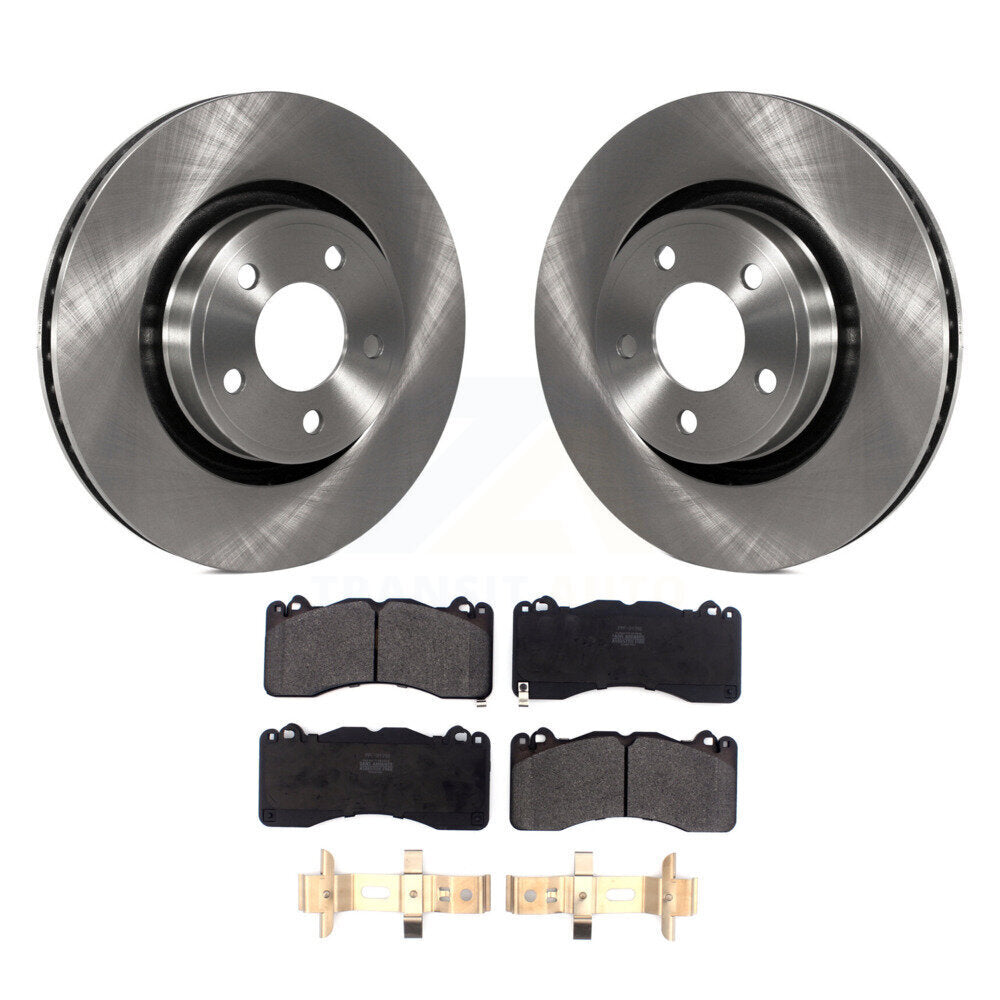 Kit de plaquettes semi-métalliques de rotor de frein avant pour Ford Mustang 2015 avec frein Brembo