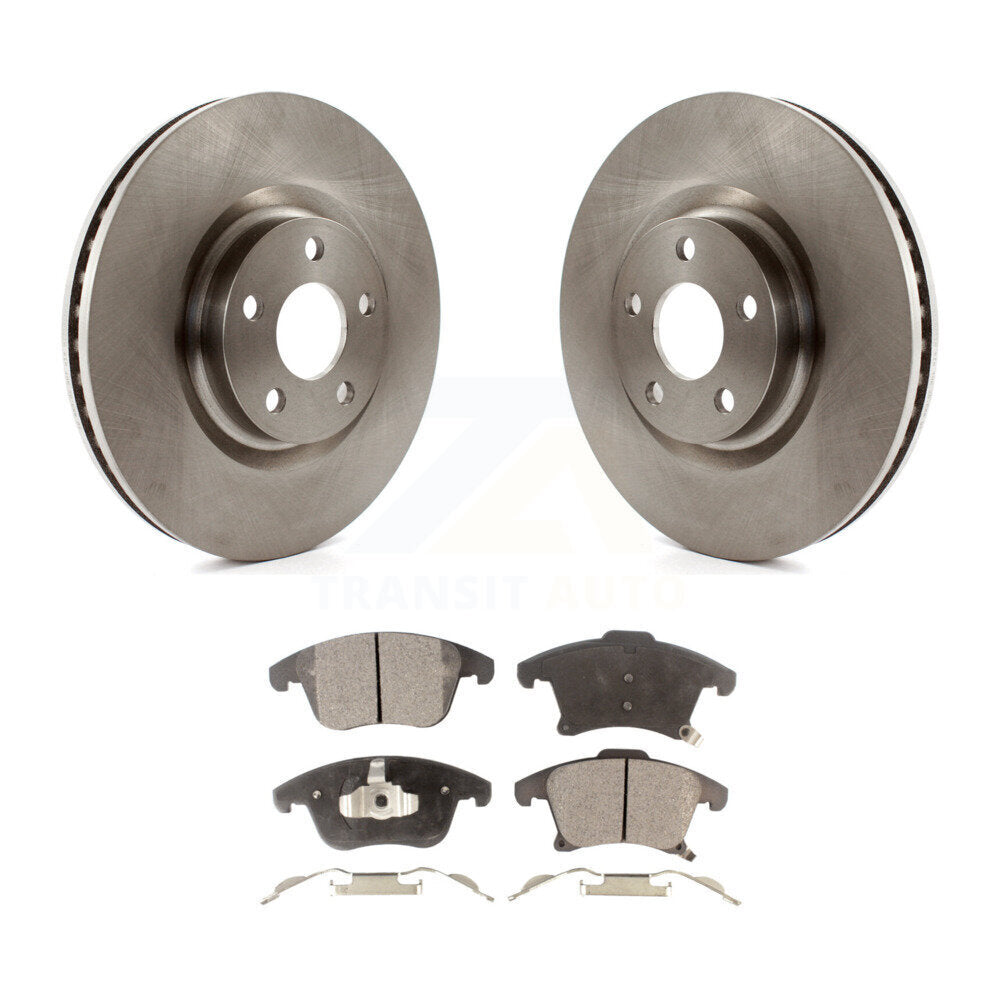 Kit de rotor de frein avant et de plaquettes semi-métalliques pour Ford Police Responder Hybrid SS