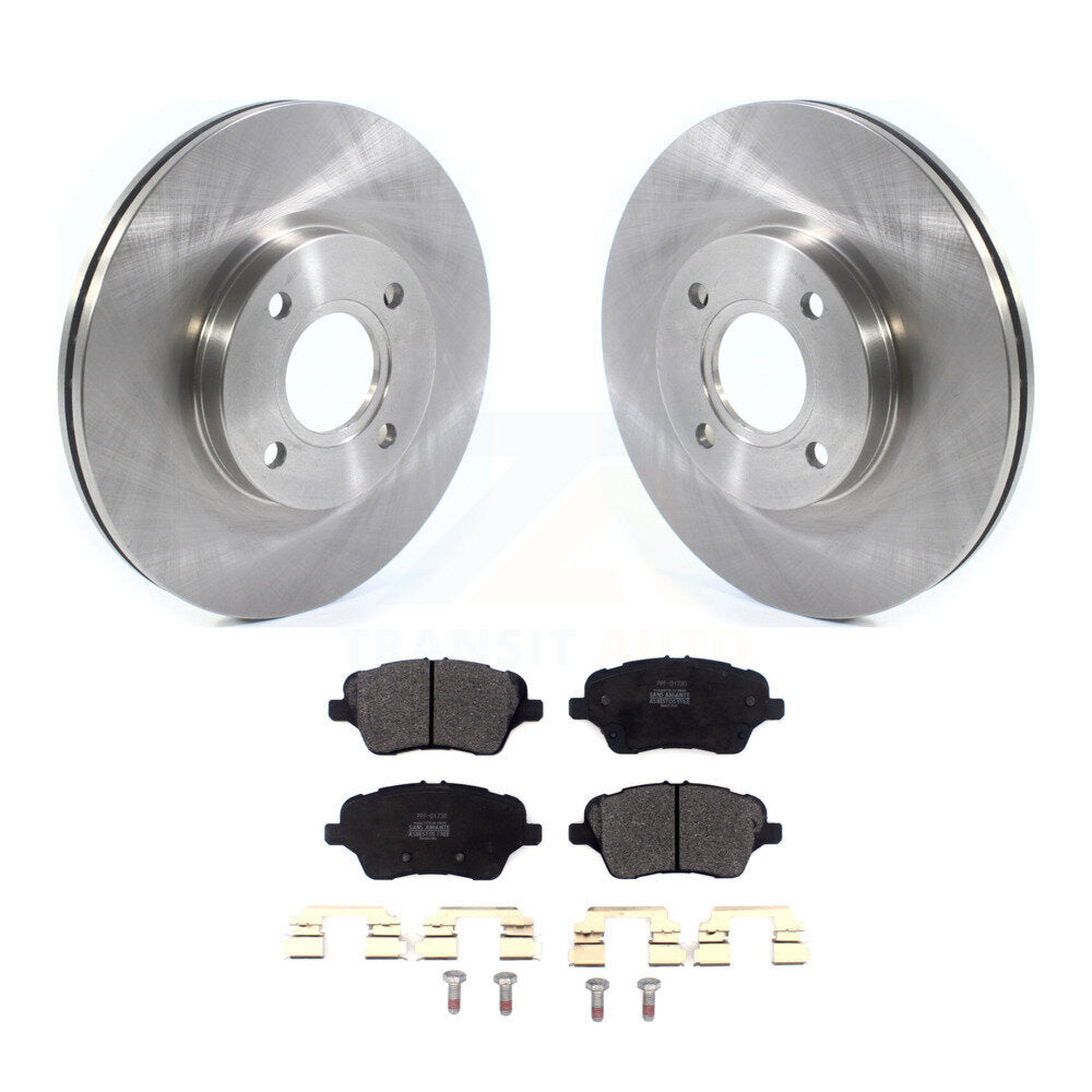 Kit de disques de frein à disque avant et de plaquettes semi-métalliques pour Ford Fiesta ST 2014-2019