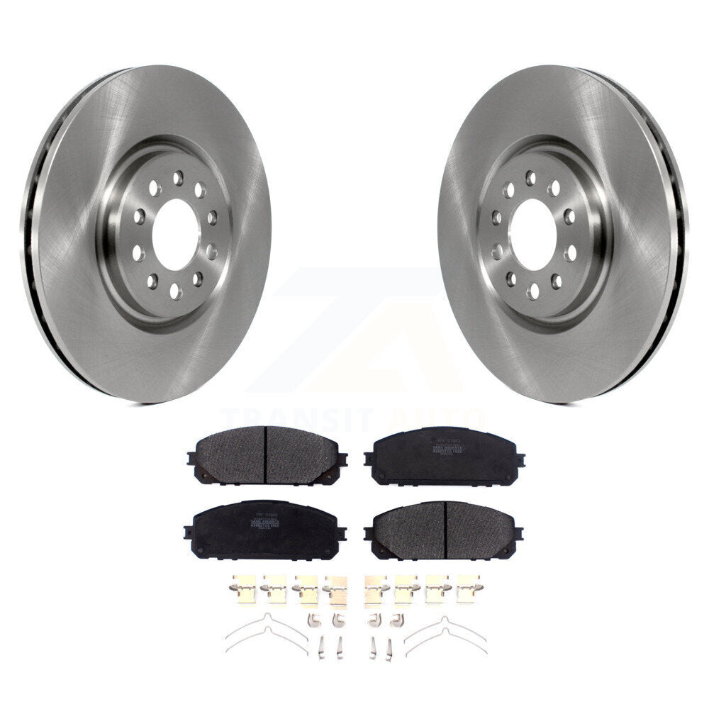 Kit de disques de frein à disque avant et plaquettes semi-métalliques pour Jeep Cherokee K8F-102654