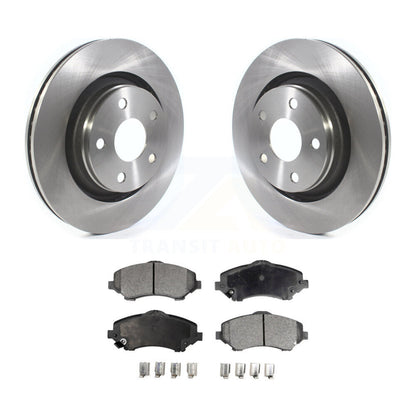 Kit de rotors de frein à disque avant et plaquettes semi-métalliques pour Jeep Wrangler JK